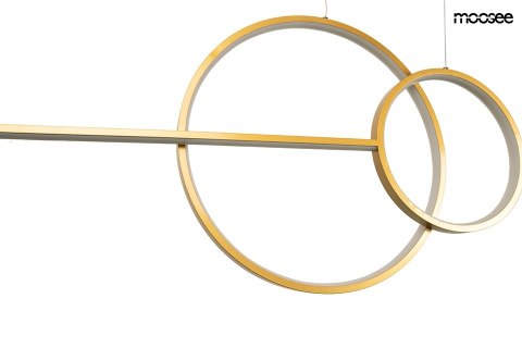 MOOSEE lampa wisząca RAGE złota