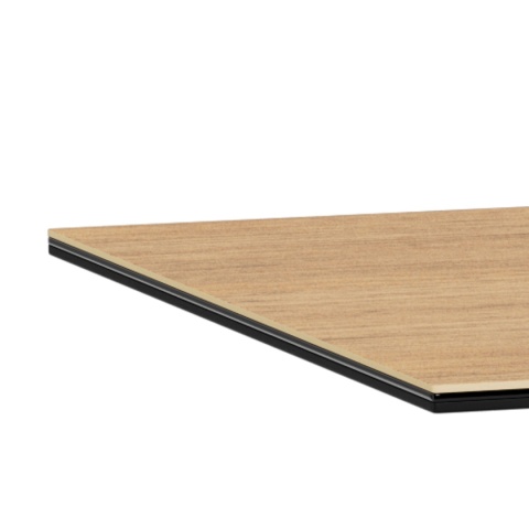 Stół Heaven 160 cm ceramika dąb / czarny