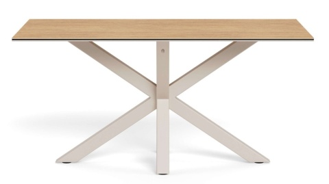 Stół Heaven 160 cm ceramika dąb / kaszmir