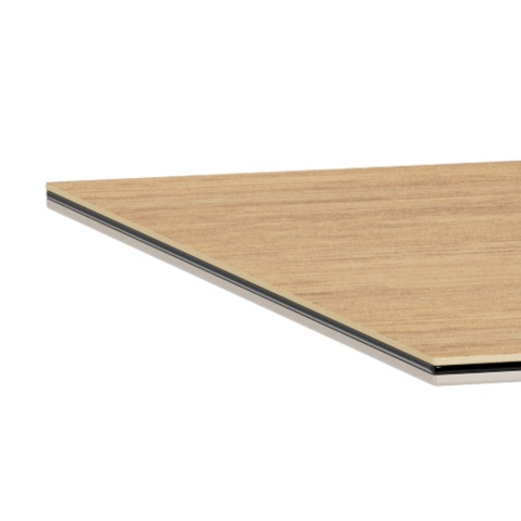 Stół Heaven 200 cm blat ceramika dąb / nogi kaszmir