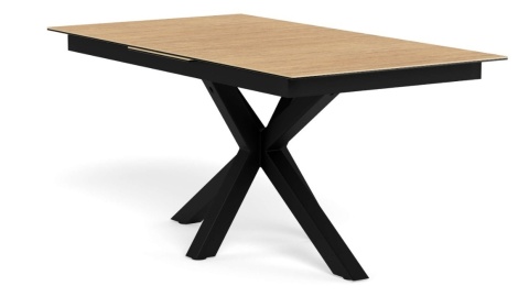 Stół rozkładany Heaven 168/210cm ceramika dąb / czarny
