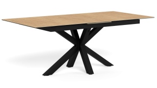 Stół rozkładany Heaven 200/240cm ceramika dąb / czarny