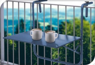 Stolik balkonowy Zola niebieski