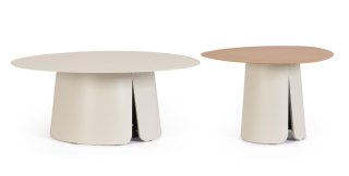 BIZZOTTO zestaw stolików kawowych HAYDEN beżowy