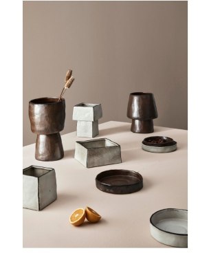 BIZZOTTO zestaw tac dekoracjnych NIKOS biały