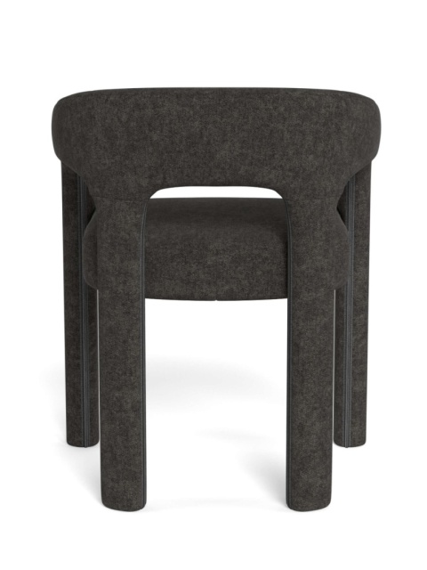 Krzesło Cole z podłokietnikami ciemnoszary Apia / zdejmowana tapicerka