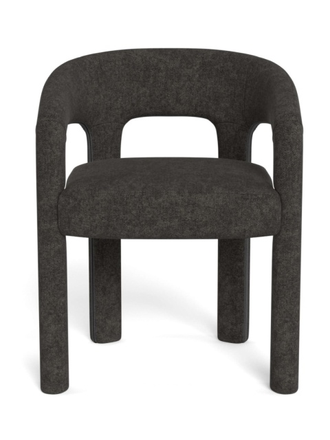 Krzesło Cole z podłokietnikami ciemnoszary Apia / zdejmowana tapicerka