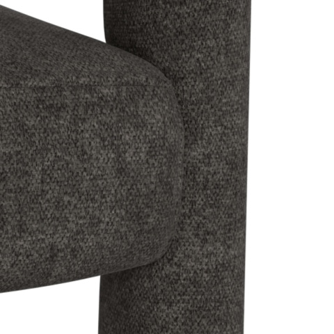 Krzesło Cole z podłokietnikami ciemnoszary Apia / zdejmowana tapicerka