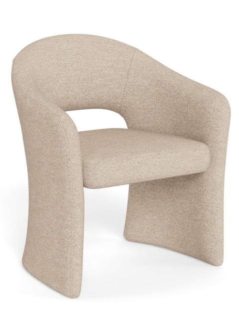 Krzesło z podłokietnikami Tori beżowe