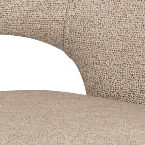 Krzesło z podłokietnikami Tori beżowe