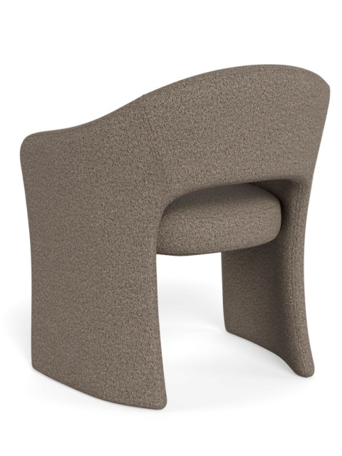 Krzesło z podłokietnikami Tori taupe (szary brąz)