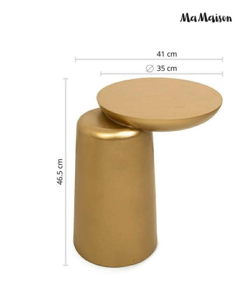 MaMaison stolik ELIAS złoty / drewno