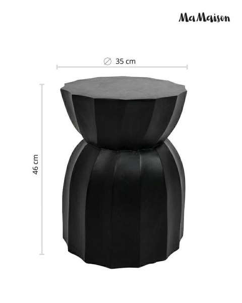 MaMaison stolik ROLLING czarny / drewno