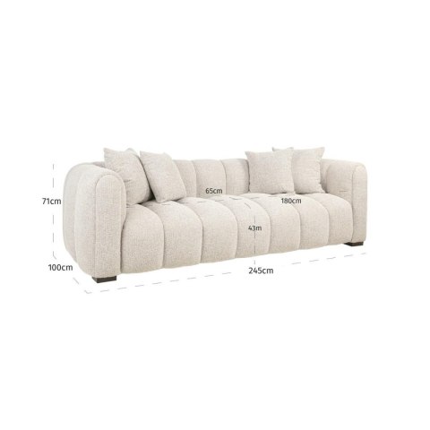 RICHMOND sofa NOVARO beżowa