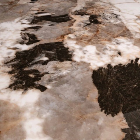 RICHMOND stół jadalniany LANGFORD 230 ceramika / brązowy