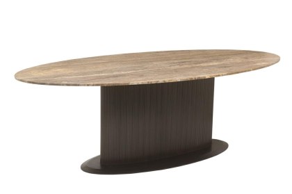 RICHMOND stół jadalniany RUSSO 235 trawertyn / brązowy