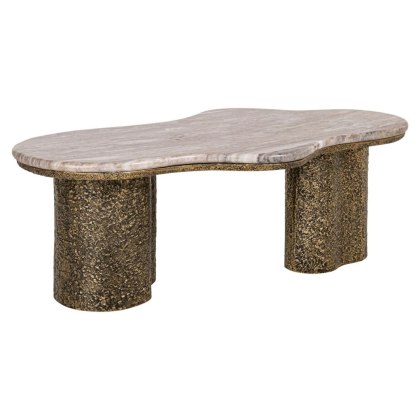 RICHMOND stolik kawowy ABANDOS antyczny mosiądz