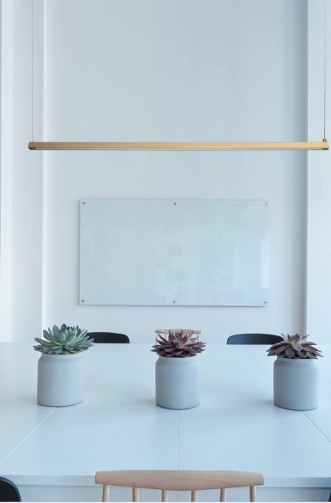 Lampa wisząca BEAM-80 LED 4000K złota 80 cm