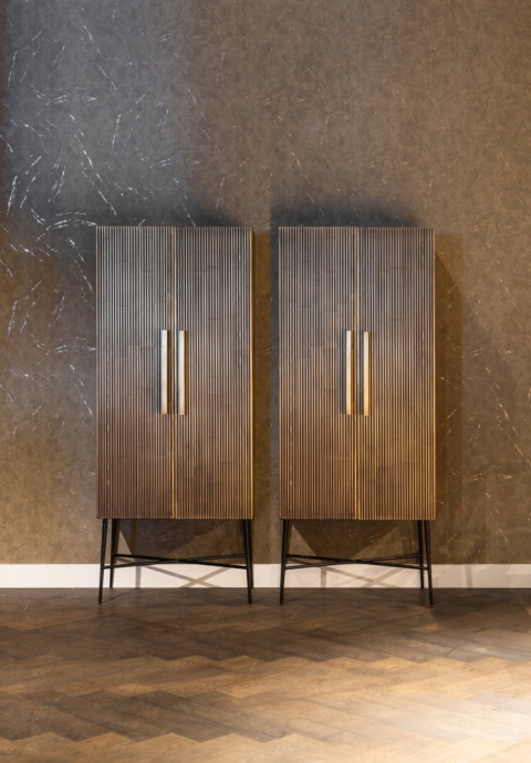 RICHMOND komoda IRONVILLE 180 cm - MDF, sklejka brzozowa, metal