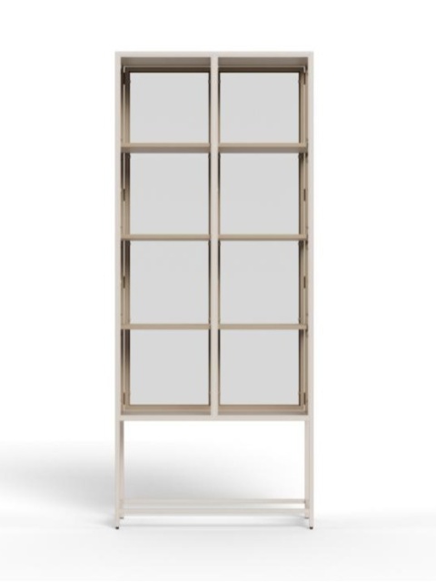 Witryna Seaford wysoka szklana kaszmirowy