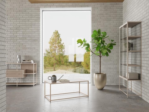 Witryna Seaford wysoka szklana kaszmirowy