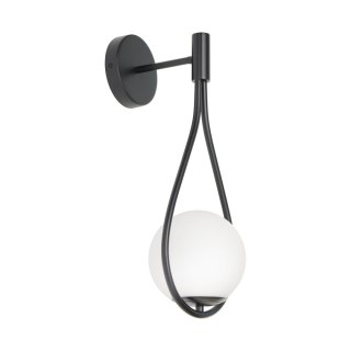 Kinkiet ścienny DROP, 45 cm - czarny, do wnętrz mieszkalnych i komercyjnych