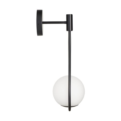 Kinkiet ścienny DROP, 45 cm - czarny, do wnętrz mieszkalnych i komercyjnych