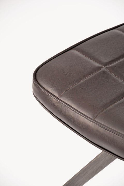 Ashton Krzesło tapicerowane - Ciemnobrązowy