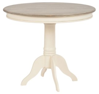 Rimini Stół 90cm - Kremowy/Jasnobrązowy