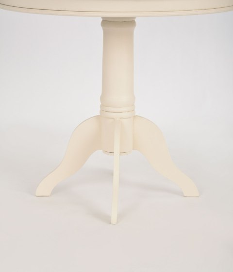 Rimini Stół 90cm - Kremowy/Jasnobrązowy