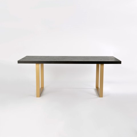 Seville Stół 200cm - Czarny / Złoty