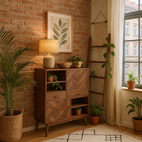 Ashton Komoda - Ciemnobrązowy