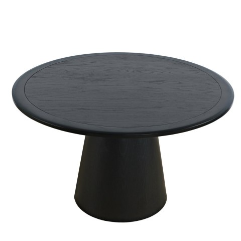 Avola Stół 127cm + 4 krzesła Leith - Czarny