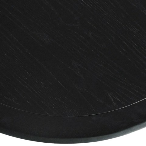 Avola Stół 127cm + 4 krzesła Leith - Czarny