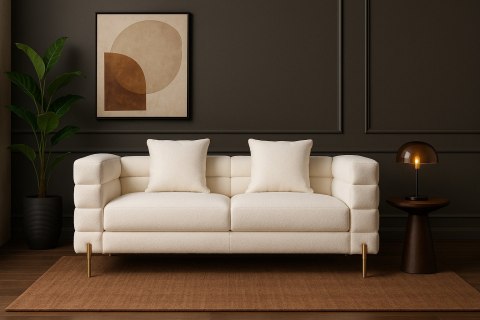 Nua Sofa - Biały ecru