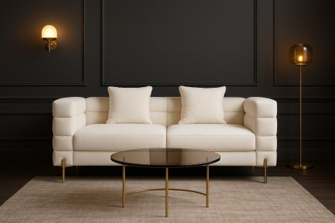 Nua Sofa - Biały ecru