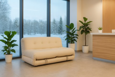 Nua Sofa - Biały ecru