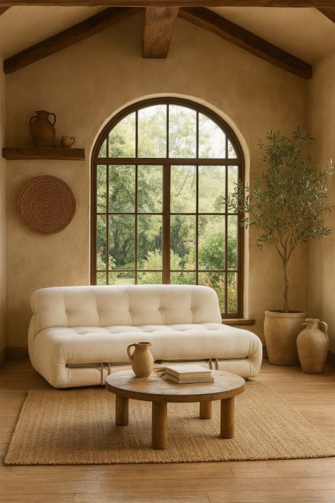 Nua Sofa - Biały ecru
