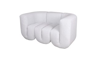 Nua Sofa - Jasnoszary-biały