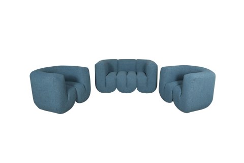 Nua Sofa - Niebiesko-szaro-czarny