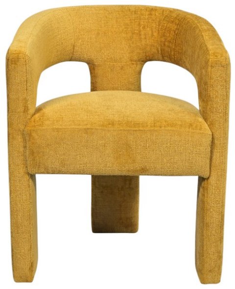 Leith Krzesło tapicerowane - Złoty pomarańcz