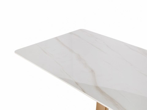 Modig Stół 180cm - Podstawa różowe złoto
