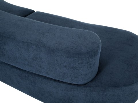 Nua Sofa modułowa 3-osobowa - Granatowy stalowy welur