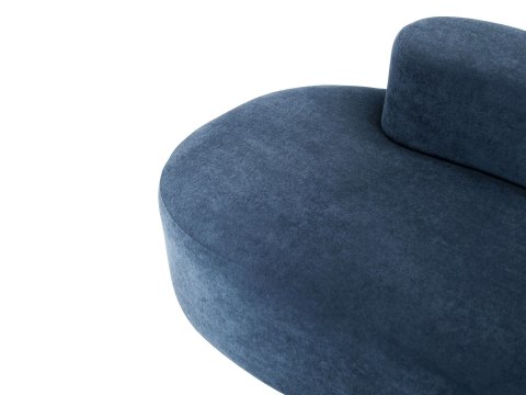 Nua Sofa modułowa 3-osobowa - Granatowy stalowy welur