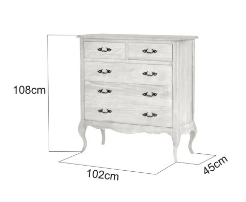 Venezia Oak Komoda - Naturalne jasne drewno