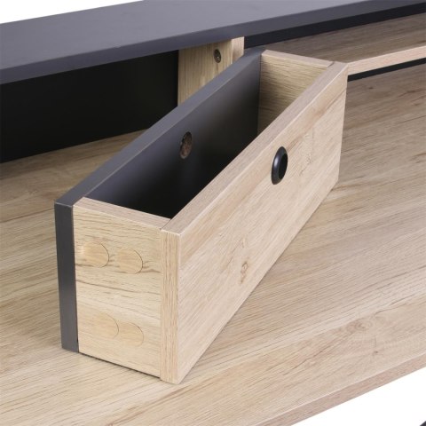 Biurko Cambridge naturalne/ czarne Biurko Cambridge naturalne/ czarne
