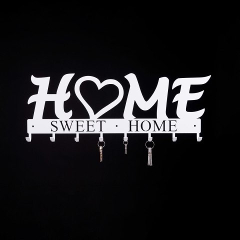 Wieszak ścienny Home Sweet Home biały Wieszak ścienny Home Sweet Home biały