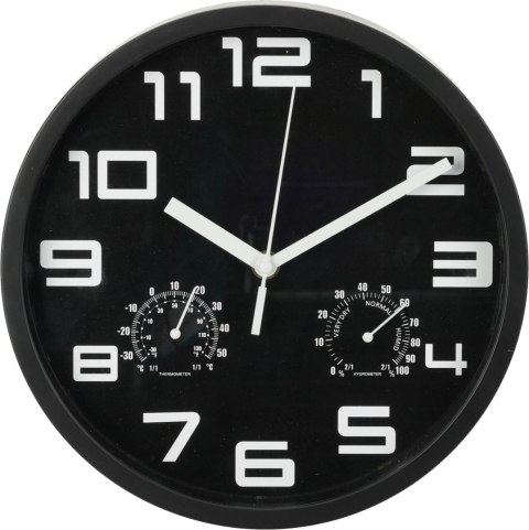 Zegar Hampton 25cm czarny Zegar Hampton 25cm czarny
