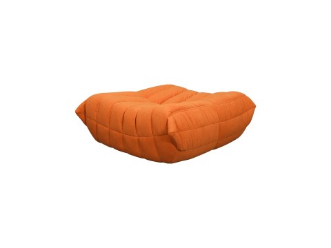 Zestaw Fotel Nua + Podnóżek Nua - Palona pomarańcza