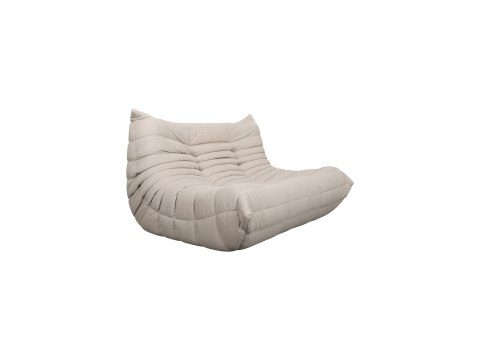 Zestaw Nua Sofa + Podnóżek Nua - Jasnobeżowy